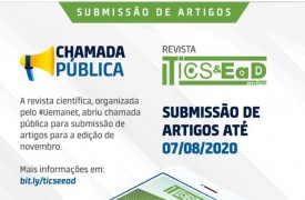 Uema abre chamada pública para submissão de artigos para a revista científica TICs & EaD em Foco
