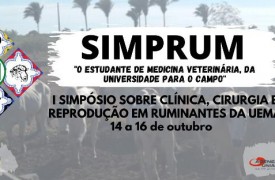 UEMA realizará o I Simpósio sobre Clínica, Cirurgia e Reprodução de Ruminantes