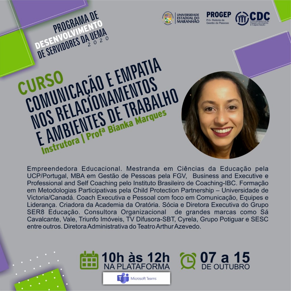 Flyer Comunicação e empatia nos relacionamentos e ambiente de trabalho