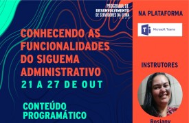 PROGEP promove curso sobre as funcionalidades SigUema Administrativo