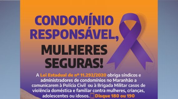 UEMA apoia campanha “Condomínio Responsável, Mulheres Seguras” promovida pelo TJMA