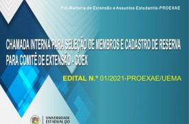 Inscrições abertas para seleção de membros e cadastro de reserva do Comitê de Extensão (COEX)