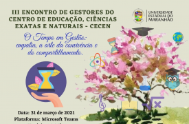 III Encontro de Gestores do CECEN será realizado dia 31 de Março