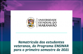 Rematrícula dos estudantes do Programa Ensinar começa no dia 14 de abril