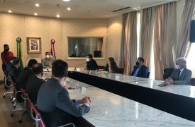 Vice-reitor Walter Canales participa de lançamento do edital para ampliação do prédio do Centro de Ciências da Saúde do Campus Caxias