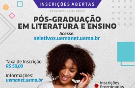 Prorrogadas inscrições para processo seletivo do Curso de Pós-Graduação em Literatura e Ensino