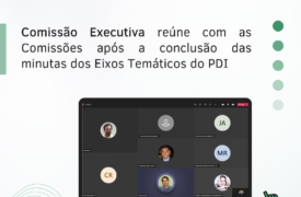 Comissão Executiva reúne com as Comissões após a conclusão das minutas dos Eixos Temáticos do PDI