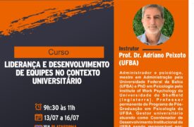 PROGEP oferecerá o Curso “Liderança e Desenvolvimento de Equipes no Contexto Universitário”