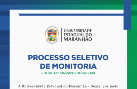 Inscrições para Processo Seletivo de Monitoria 2021 começam hoje