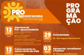Inscrições abertas para Programa de Orientação para Aposentadoria