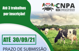 Prorrogado prazo de submissão de trabalhos para XV Congresso Nordestino de Produção Animal