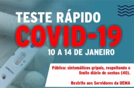 TESTE RÁPIDO PARA COVID-19 NA UEMA