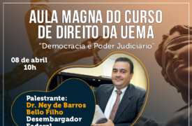 Aula Magna do Curso de Direito terá como tema “Democracia e Poder Judiciário”