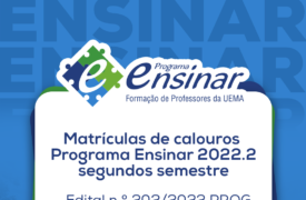 Divulgado edital de matrícula do Programa Ensinar