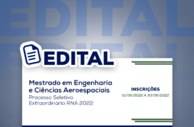 Abertas inscrições para Mestrado em Engenharia e Ciências Aeroespaciais da Rede Nordeste Aeroespacial