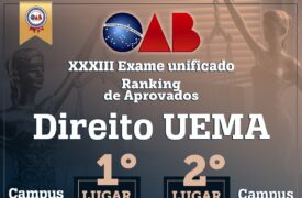 Cursos de Direito da UEMA ficam nos primeiros lugares no ranking de aprovados da OAB