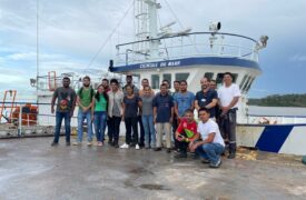 Estudantes do Curso de Engenharia de Pesca participam de experiência embarcada no Navio Ciências do Mar II