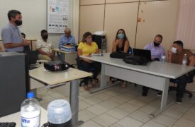 Núcleo de Geoprocessamento da UEMA recebe equipe da Fundação Cearense de Meteorologia e Recursos Hídricos