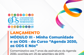 UEMA lança III Módulo do ‘Curso Agenda 2030, os ODS e Nós’