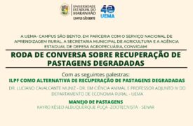 Campus de São Bento realizará I Roda de conversa sobre recuperação de pastagens degradadas