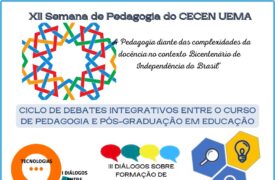 Inscrições abertas para XII Semana de Pedagogia