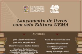 Lançamento de 15 obras com selo Editora UEMA acontece no próximo mês