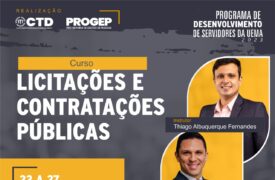 Programa de Desenvolvimento de Servidores: Inscrições abertas para Curso de Licitações e Contratações Públicas – Lei 14.133/2021