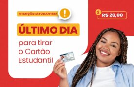 Termina nesta terça-feira (16) prazo para solicitação do Cartão Estudantil de Meia-Passagem