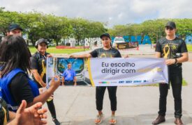 Uema e Detran realizam ação em alusão ao Maio Amarelo