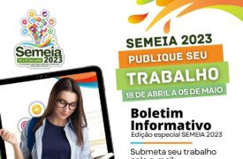 SEMEIA 2023: submissões de trabalhos para o Boletim Informativo estão abertas