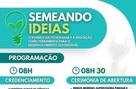 Em nova data, evento ‘Semeando Ideias’ mantém programação inicial