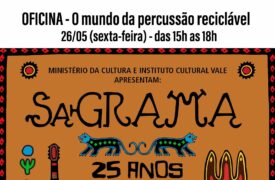 Uema receberá oficina gratuita de percussão reciclável