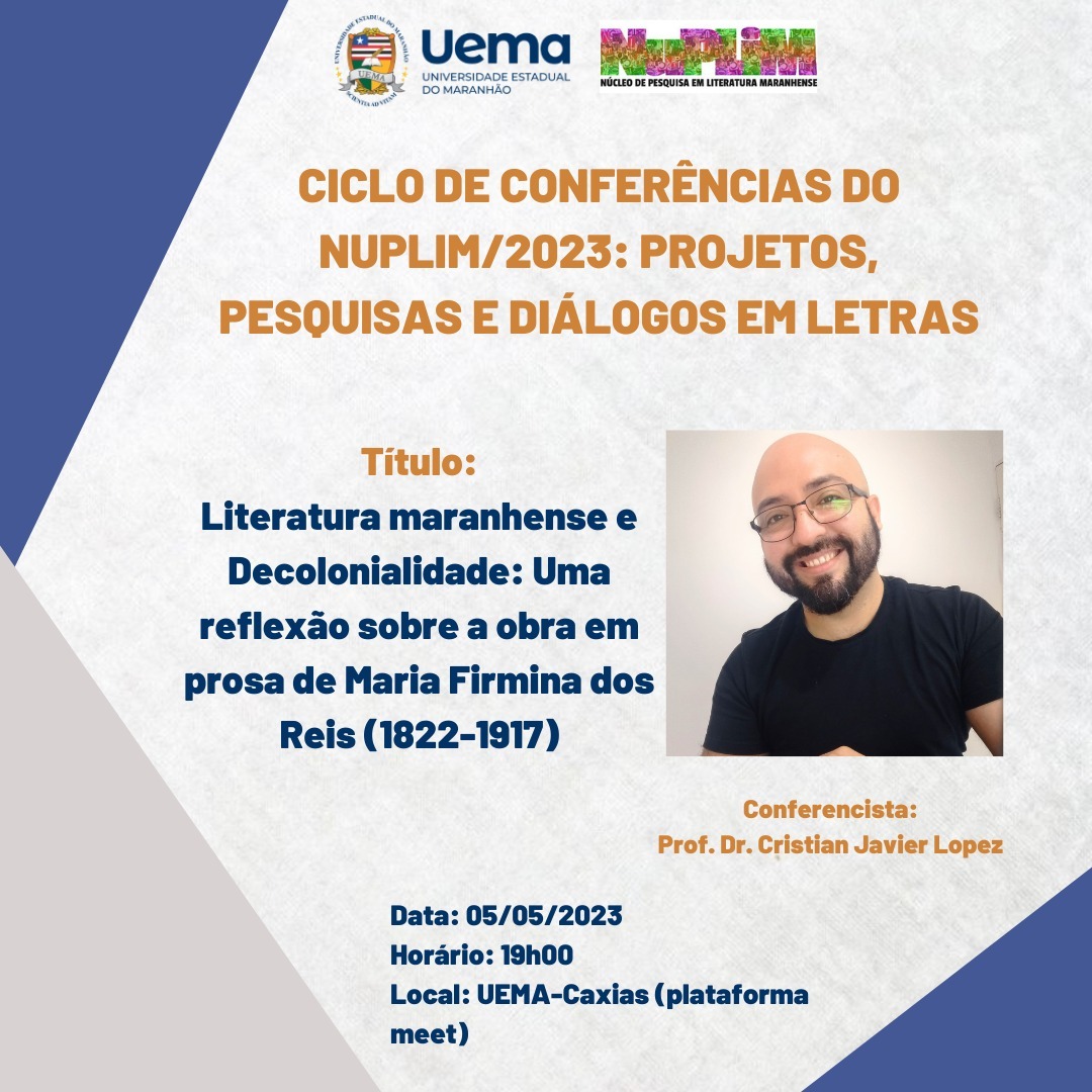 UEMA  V Letras Conversa é realizado no Campus Caxias