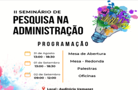 Uema realizará o II Seminário de Pesquisa em Administração