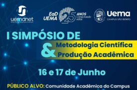 Uema Campus São Bento realizará Simpósio de Metodologia Científica e Produção Acadêmica.