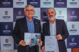 “Combate à pobreza” é tema de reunião na Reitoria da Uema entre o reitor Walter Canales e o deputado Arnaldo Melo