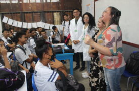 Acadêmicos de Enfermagem do Campus Caxias realizam palestra para alunos da rede pública