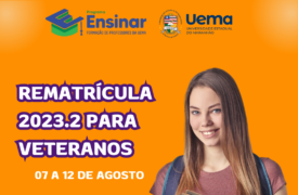 Rematrícula para veteranos do Programa Ensinar 2023.2 acontece de 07 a 12 de agosto