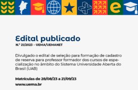 Uema abre inscrições para formação de cadastro de reserva para Professor Formador de Cursos de Especialização