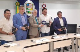 Uema recebe visita do Ministro das Comunicações, Jucelino Rezende, em São Luís