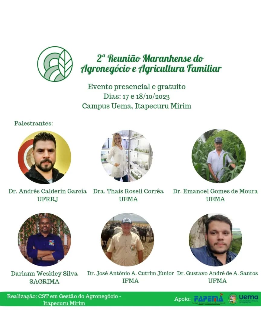 Campus Itapecuru Mirim sediará a 2ª Reunião Maranhense do Agronegócio e Agricultura Familiar