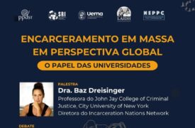 Uema realizará palestra sobre encarceramento em massa