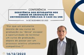 Uema recebe professor da UnB em conferência sobre “Desistência de estudantes nos cursos de graduação em Universidades Públicas: O caso da UnB”