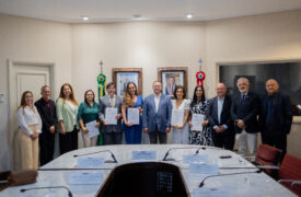 Solenidade marca posse de cinco novos docentes no quadro efetivo da Uema