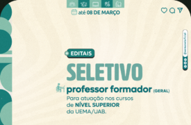 Uemanet lança edital para Professor Formador Geral