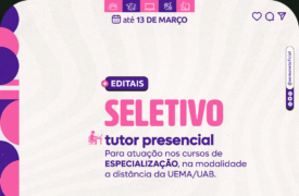 Uemanet lança edital para Formação de Cadastro de Reserva de Tutores em cursos de Especialização