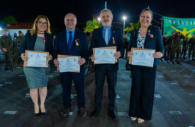Uema recebe homenagem do 24º Batalhão de Infantaria com a medalha “Amigos do Batalhão”