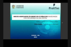 Marco histórico para o ProfiTec: Realizada a primeira apresentação de TCC do Curso de Redes de Computadores