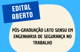 Inscrições abertas para Especialização em Engenharia de Segurança do Trabalho