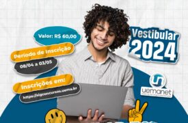 Inscrições para Vestibular EaD 2024.2 do Uemanet seguem até dia 3 de maio